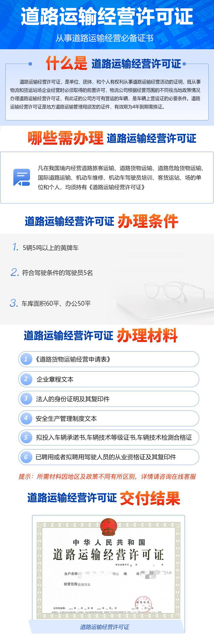 道路运输经营许可证